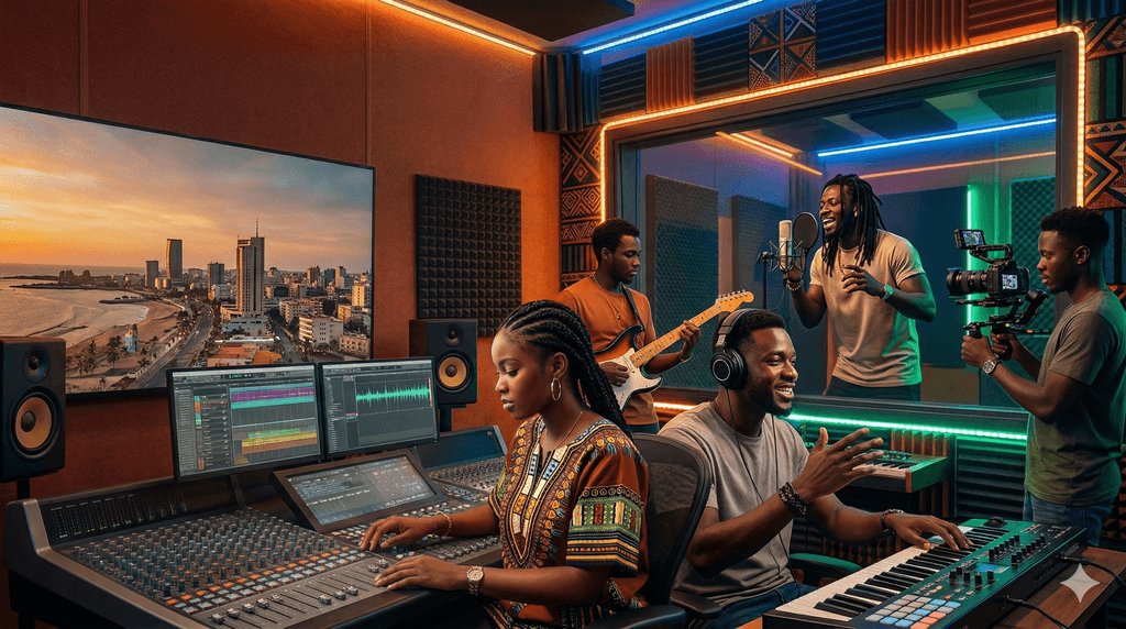 Studio di registrazione a Dakar